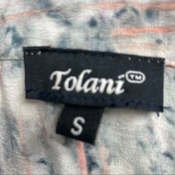 Tolani Holly Sleeveless Silk Shirt Dress - Picture 10 of 12